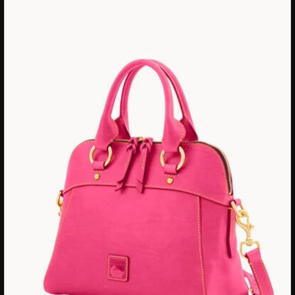 Dooney & Bourke Pink Satchel Bag - Picture 2 of 5